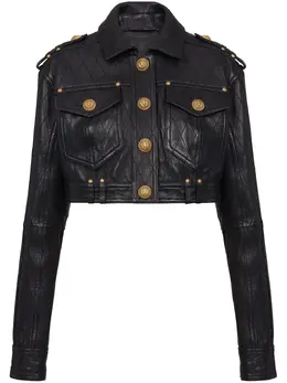 Balmain: Стёганые куртка 