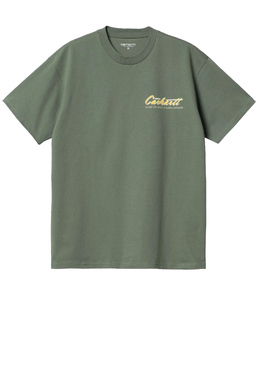 CARHARTT WIP: Зелёная футболка 