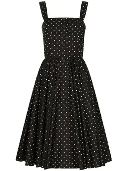Dolce & Gabbana: Платье в горошек 