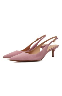 Gianvito Rossi: Розовые туфли  Ribbon