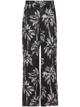 Balmain: Брюки с принтом 