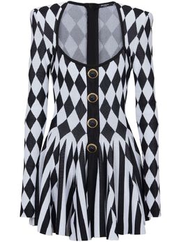 Balmain: Трикотажное платье 