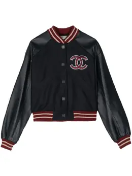 CHANEL Pre-Owned: Голубая куртка 