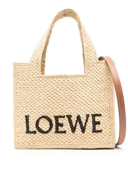 LOEWE: Бежевая сумка-шоппер 