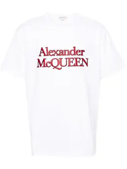 Alexander McQueen: Хлопковая футболка 