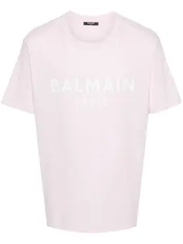 Balmain: Футболка с принтом 