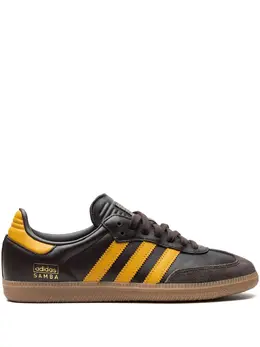 adidas: Коричневые кроссовки  Samba
