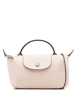 Longchamp: Светлая сумка  Le Pliage