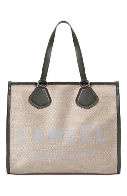 Lancel: Бежевая сумка 
