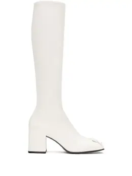 Courrèges: Белые ботинки 