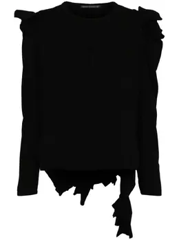 Yohji Yamamoto: Топ с длинным рукавом 