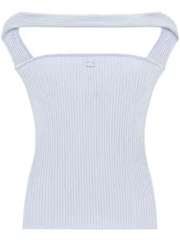 Courrèges: Трикотажный топ 