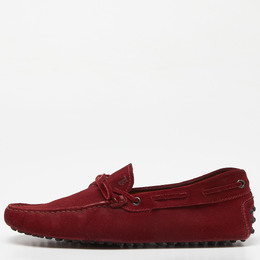 Tod's: Красные мокасины  Gommino