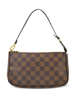 Louis Vuitton Pre-Owned: Коричневый клатч 