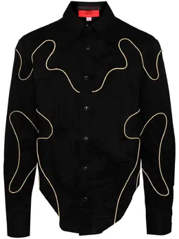 Eckhaus Latta: Рубашка с воротником 