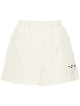 FENDI: Шорты с принтом 