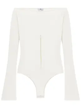 Courrèges: Белый боди 