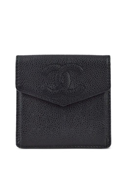 CHANEL Pre-Owned: Чёрный кошелёк 