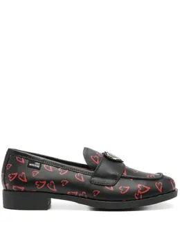 Love Moschino: Чёрные лоферы 