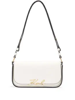 Karl Lagerfeld: Белая сумка через плечо  Signature