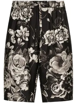 Dolce & Gabbana: Шорты с растительным принтом 