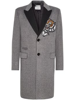 Philipp Plein: Пальто  Tiger с тигровым принтом