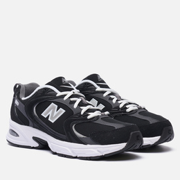 New Balance: Чёрные кроссовки 