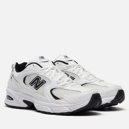 New Balance: Белые кроссовки 