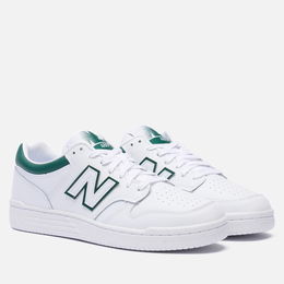 New Balance: Белые кроссовки 