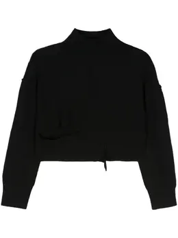 MM6 Maison Margiela: Чёрный свитер 
