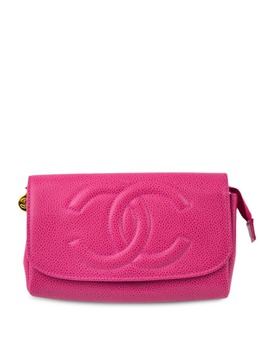 CHANEL Pre-Owned: Розовая сумка 