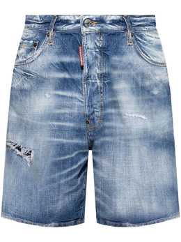 Dsquared2: Рваные шорты 