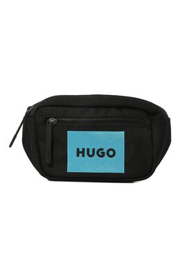 HUGO: Чёрная поясная сумка 