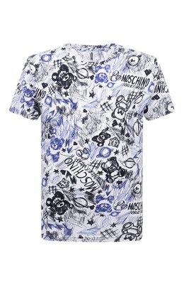 Moschino: Хлопковая футболка 