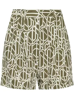 DVF Diane von Furstenberg: Льняные шорты 