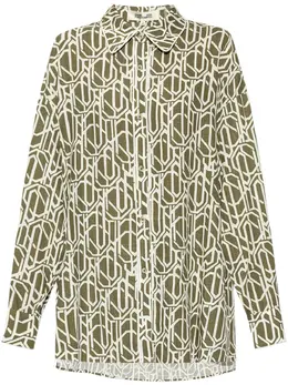 DVF Diane von Furstenberg: Рубашка с абстрактным принтом 
