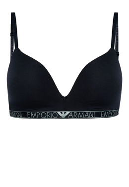 EMPORIO ARMANI: Чёрный бюстгальтер 