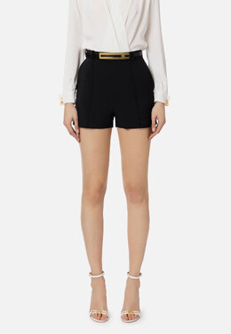 ELISABETTA FRANCHI: Чёрные шорты 