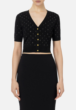 ELISABETTA FRANCHI: Чёрный топ 