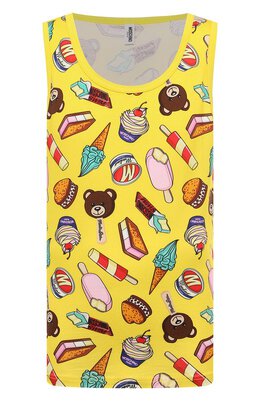 Moschino: Хлопковая майка 