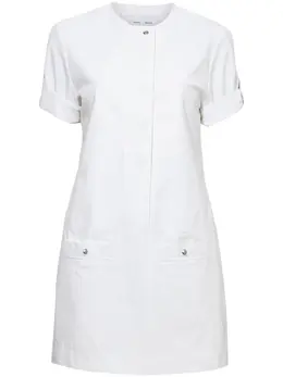 Proenza Schouler White Label: Платье с коротким рукавом 