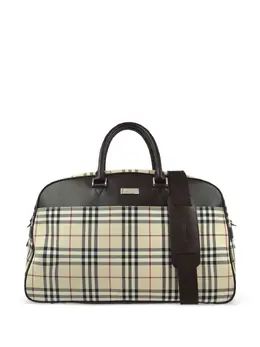 Burberry Pre-Owned: Бежевая спортивная сумка 