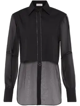 Brunello Cucinelli: Прозрачная рубашка 