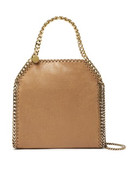 Stella McCartney: Коричневая сумка-шоппер  Falabella