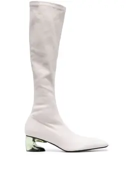Jil Sander: Белые ботинки 