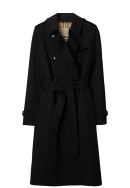 BURBERRY: Чёрный плащ 