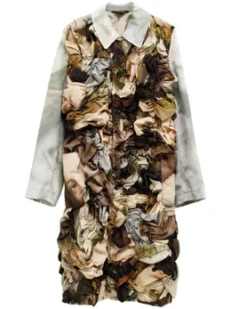 Comme Des Garçons: Однобортное пальто 