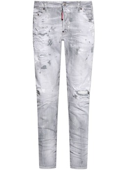 Dsquared2: Рваные джинсы  Skater