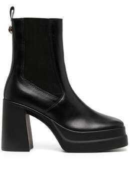 Kurt Geiger London: Чёрные ботинки 