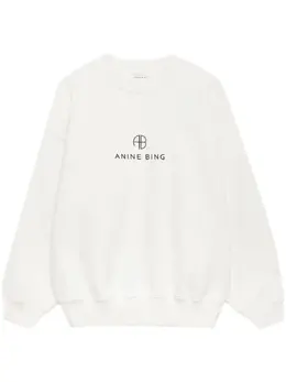 ANINE BING: Белый свитшот 